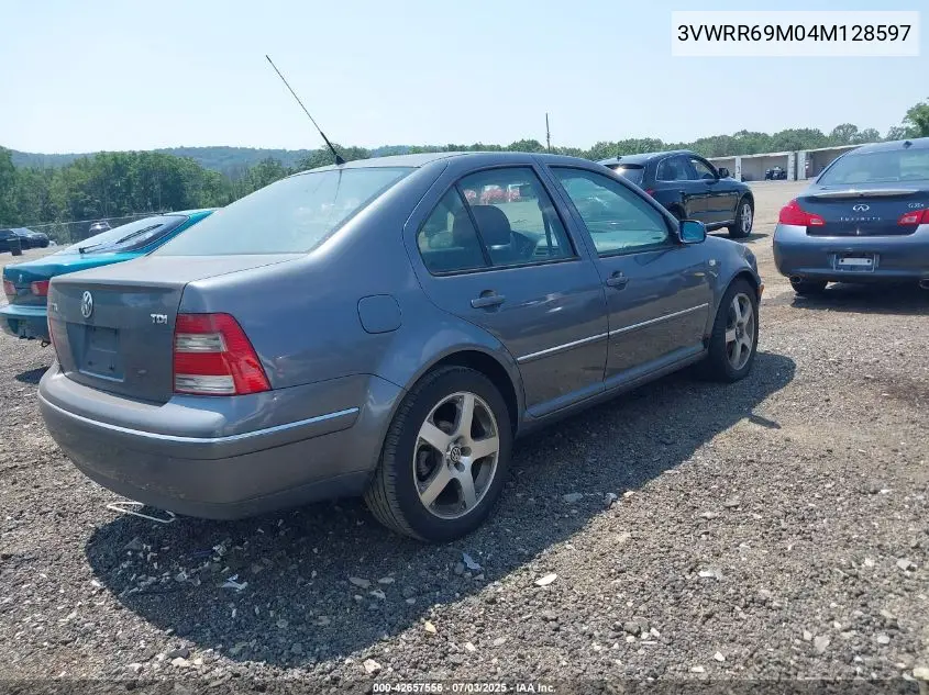 2004 Volkswagen Jetta Gl Tdi VIN: 3VWRR69M04M128597 Lot: 42657556