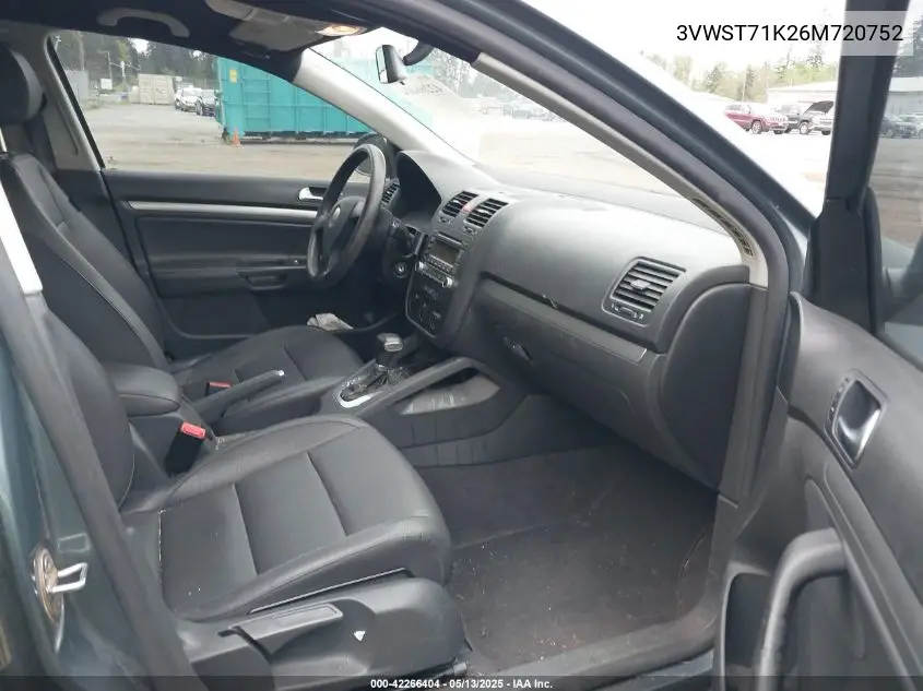 2006 Volkswagen Jetta Tdi VIN: 3VWST71K26M720752 Lot: 42266404