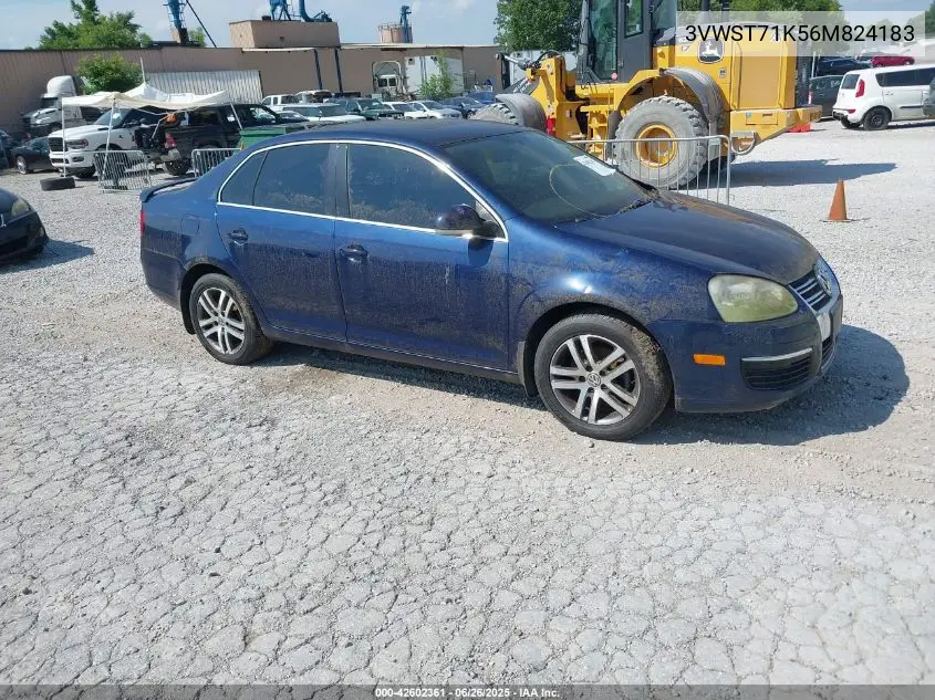 2006 Volkswagen Jetta Tdi VIN: 3VWST71K56M824183 Lot: 42602361