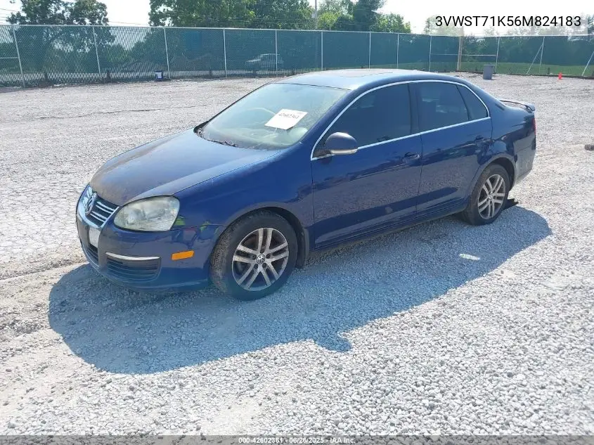 2006 Volkswagen Jetta Tdi VIN: 3VWST71K56M824183 Lot: 42602361