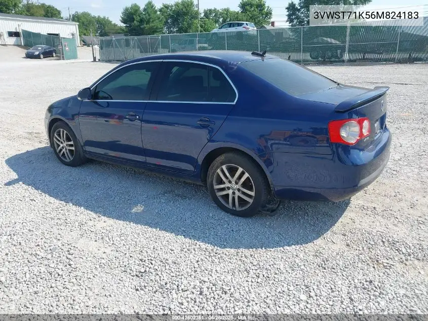 2006 Volkswagen Jetta Tdi VIN: 3VWST71K56M824183 Lot: 42602361