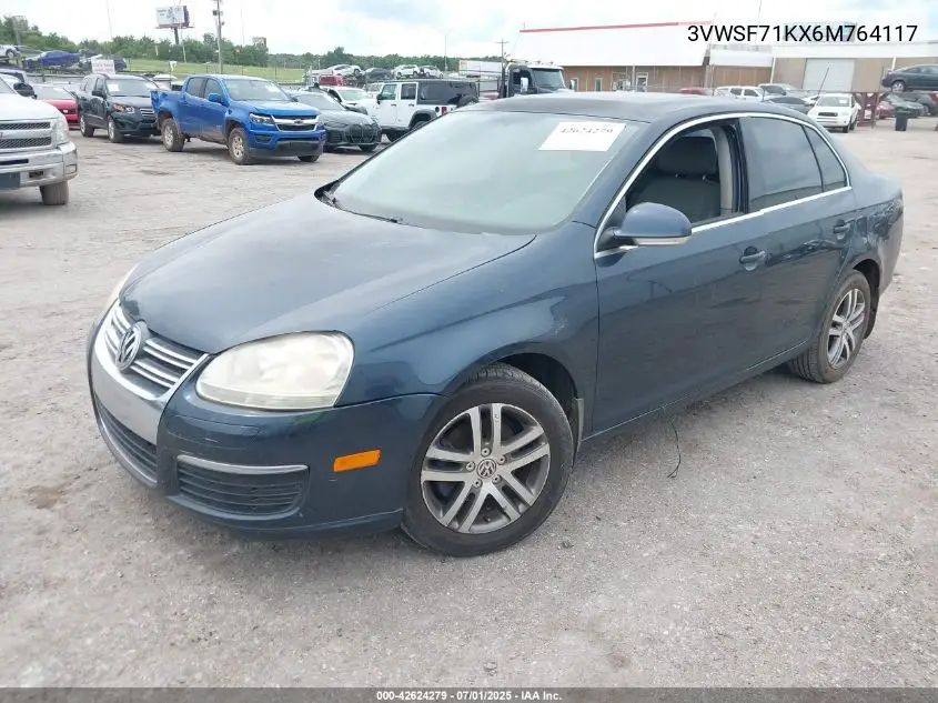 2006 Volkswagen Jetta 2.5 VIN: 3VWSF71KX6M764117 Lot: 42624279