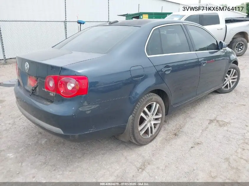 2006 Volkswagen Jetta 2.5 VIN: 3VWSF71KX6M764117 Lot: 42624279