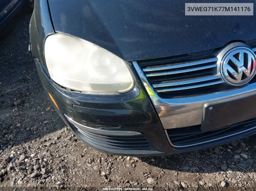 2007 Volkswagen Jetta Wolfsburg Edition VIN: 3VWEG71K77M141176 Lot: 42227599