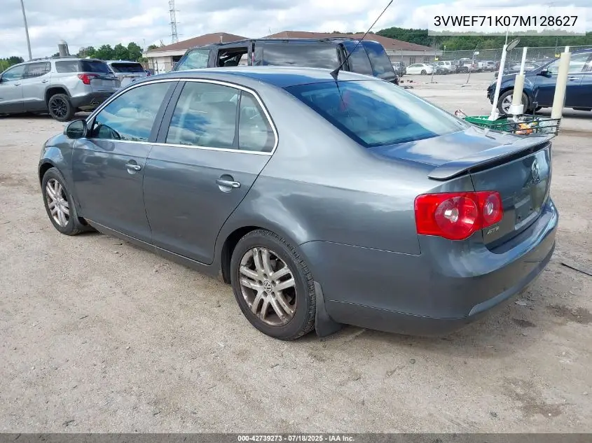 2007 Volkswagen Jetta Wolfsburg VIN: 3VWEF71K07M128627 Lot: 42739273