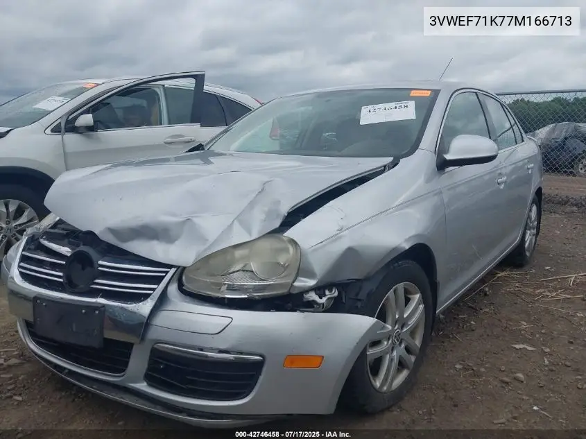 2007 Volkswagen Jetta Wolfsburg Edition VIN: 3VWEF71K77M166713 Lot: 42746458