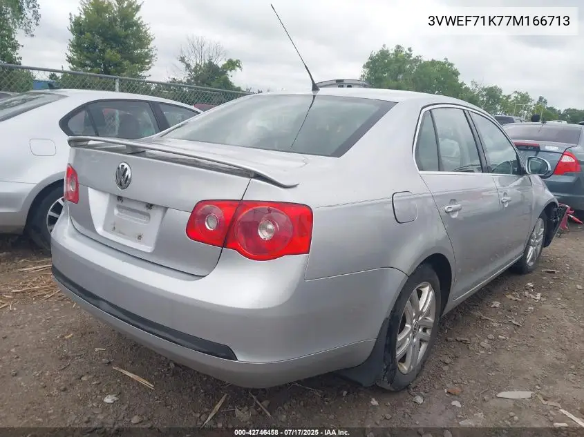 2007 Volkswagen Jetta Wolfsburg Edition VIN: 3VWEF71K77M166713 Lot: 42746458