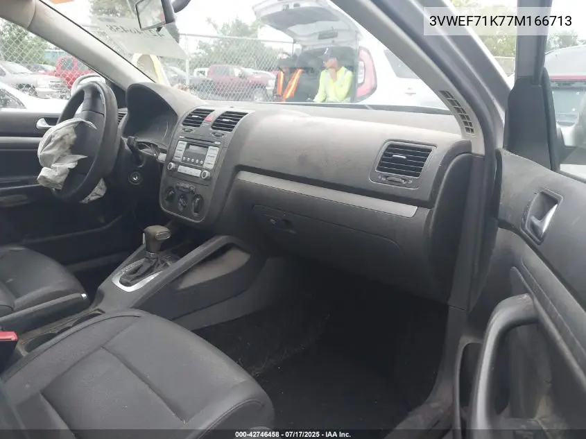 2007 Volkswagen Jetta Wolfsburg Edition VIN: 3VWEF71K77M166713 Lot: 42746458