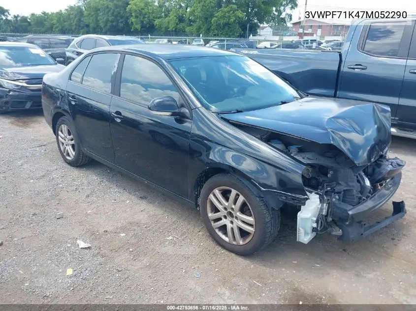 2007 Volkswagen Jetta 2.5 VIN: 3VWPF71K47M052290 Lot: 42753656