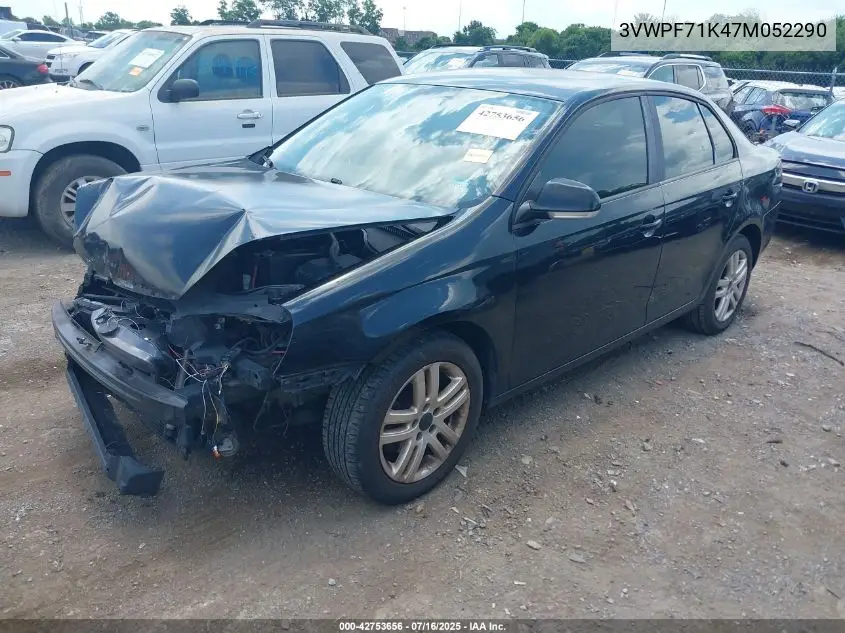 2007 Volkswagen Jetta 2.5 VIN: 3VWPF71K47M052290 Lot: 42753656