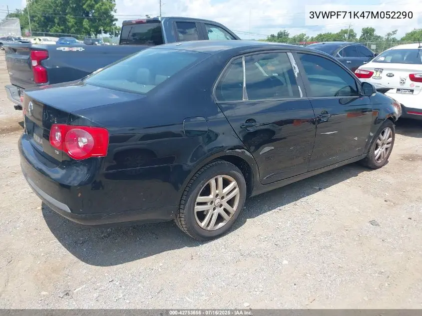 2007 Volkswagen Jetta 2.5 VIN: 3VWPF71K47M052290 Lot: 42753656