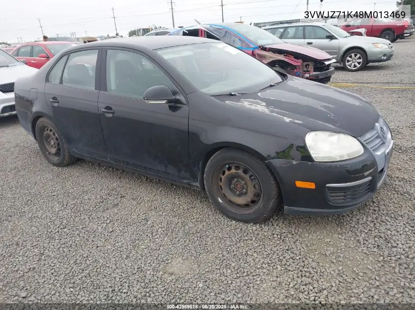 2008 Volkswagen Jetta S VIN: 3VWJZ71K48M013469 Lot: 42569518