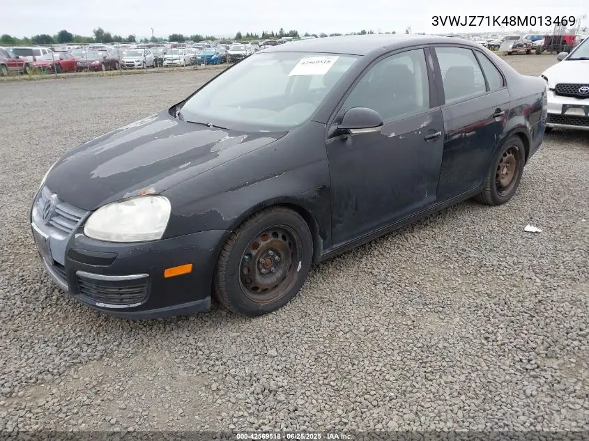 2008 Volkswagen Jetta S VIN: 3VWJZ71K48M013469 Lot: 42569518