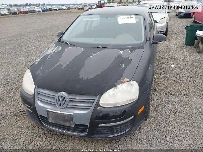 2008 Volkswagen Jetta S VIN: 3VWJZ71K48M013469 Lot: 42569518