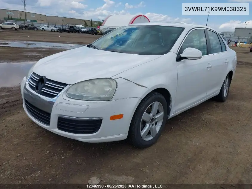 2009 Volkswagen Jetta 2.0 Tdi Highline VIN: 3VWRL71K99M038325 Lot: 12346990