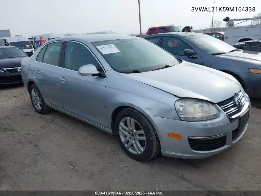 2009 Volkswagen Jetta Tdi VIN: 3VWAL71K59M164338 Lot: 41619846