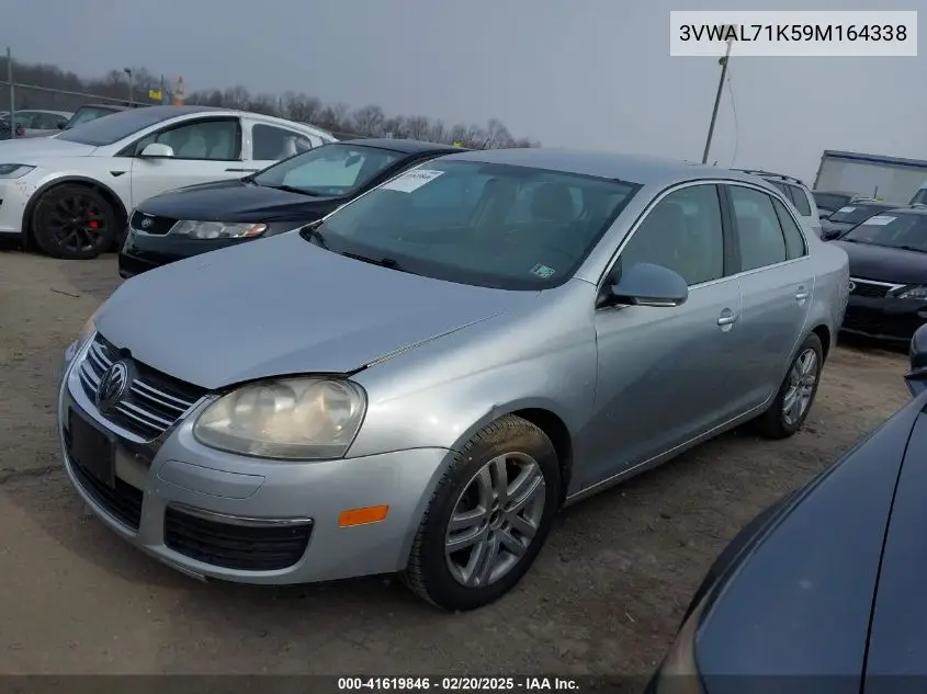2009 Volkswagen Jetta Tdi VIN: 3VWAL71K59M164338 Lot: 41619846