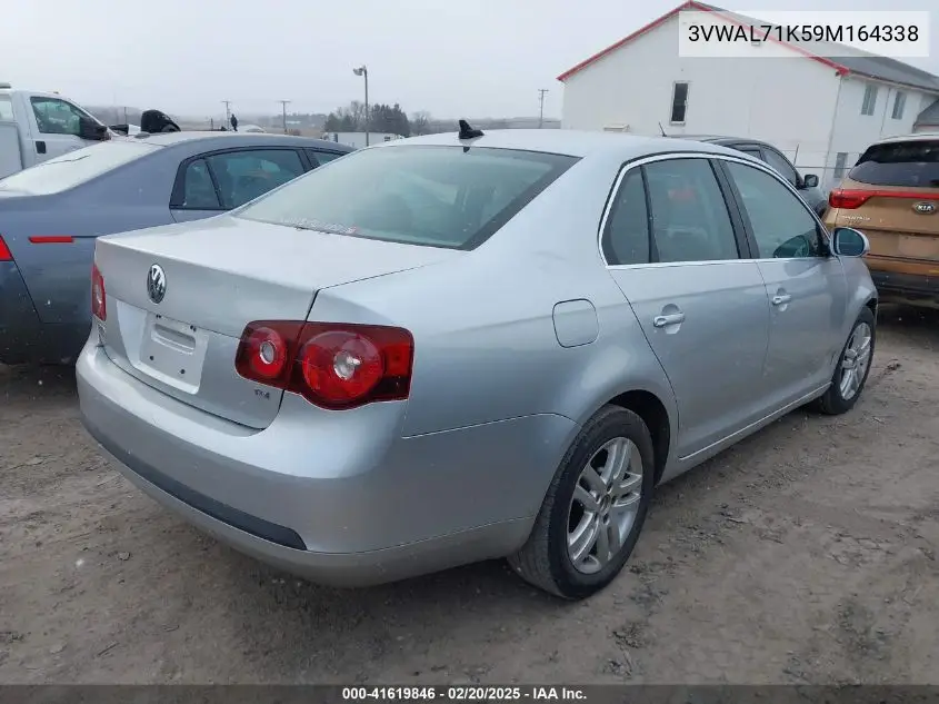 2009 Volkswagen Jetta Tdi VIN: 3VWAL71K59M164338 Lot: 41619846
