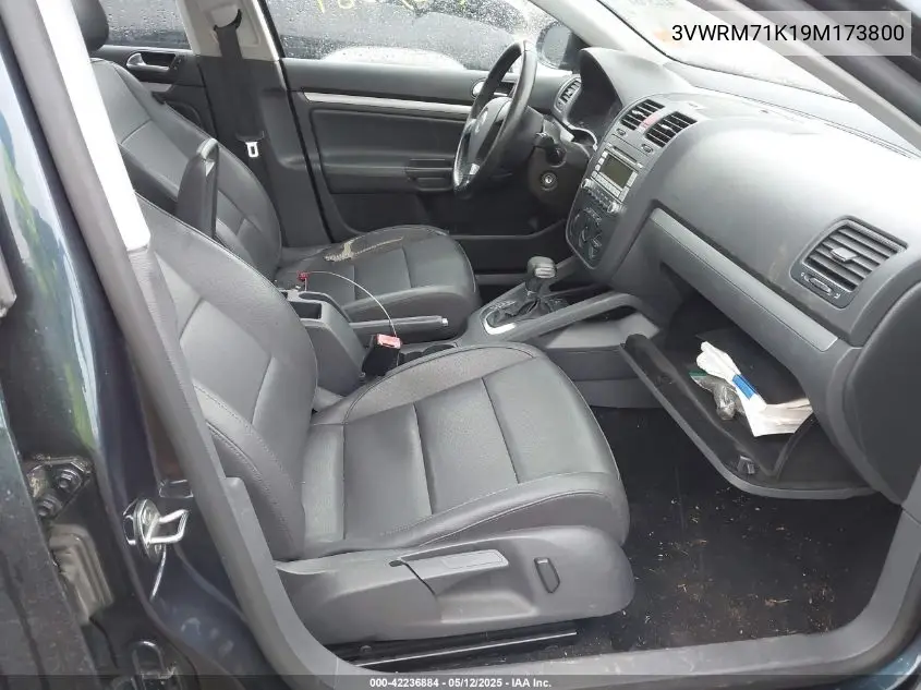 2009 Volkswagen Jetta Se VIN: 3VWRM71K19M173800 Lot: 42236884