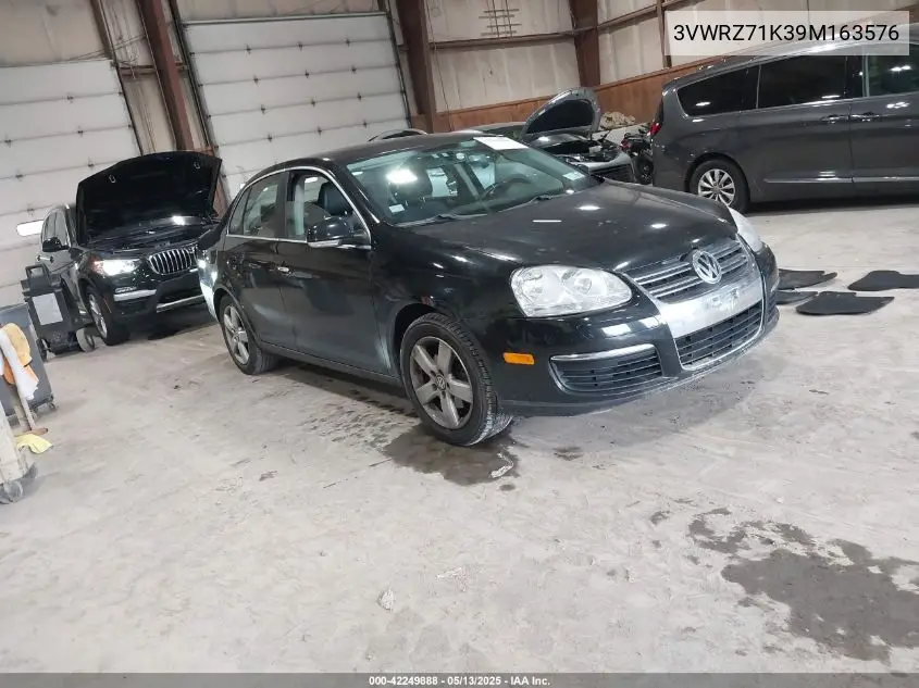 2009 Volkswagen Jetta Se VIN: 3VWRZ71K39M163576 Lot: 42249888