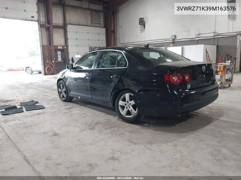2009 Volkswagen Jetta Se VIN: 3VWRZ71K39M163576 Lot: 42249888