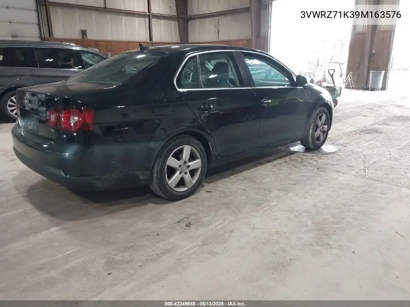 2009 Volkswagen Jetta Se VIN: 3VWRZ71K39M163576 Lot: 42249888