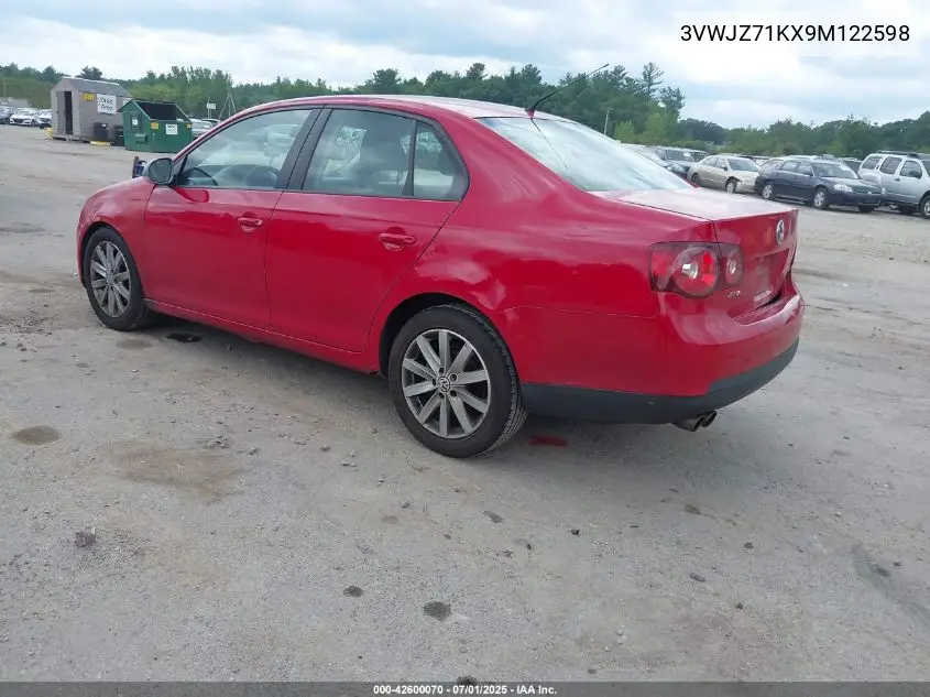 3vwjz71kx9m122598 3VWJZ71KX9M122598 2009 Volkswagen Jetta S