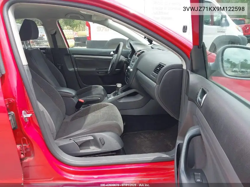 3vwjz71kx9m122598 3VWJZ71KX9M122598 2009 Volkswagen Jetta S