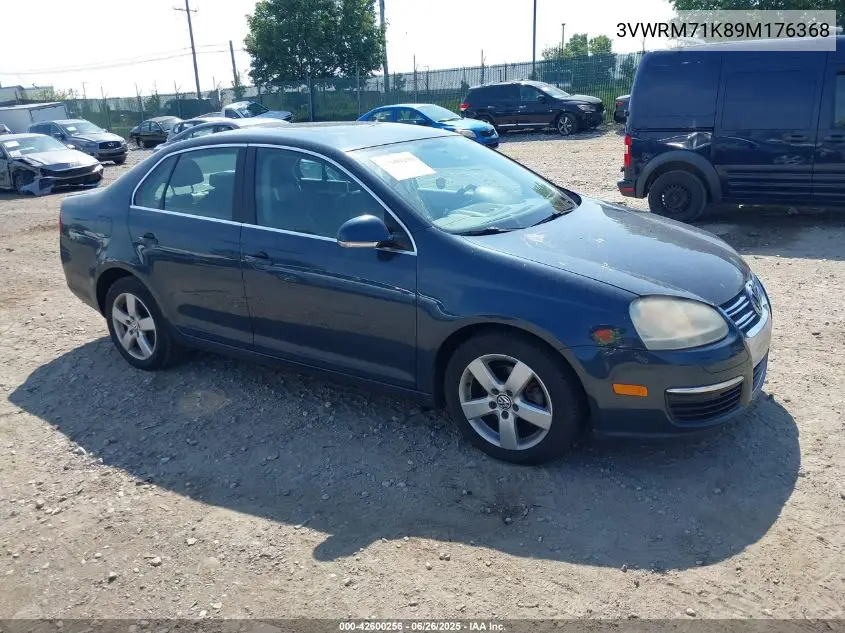 2009 Volkswagen Jetta Se VIN: 3VWRM71K89M176368 Lot: 42600256