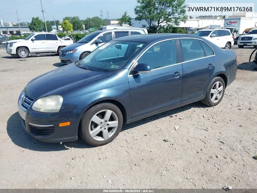 2009 Volkswagen Jetta Se VIN: 3VWRM71K89M176368 Lot: 42600256