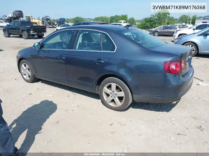 2009 Volkswagen Jetta Se VIN: 3VWRM71K89M176368 Lot: 42600256
