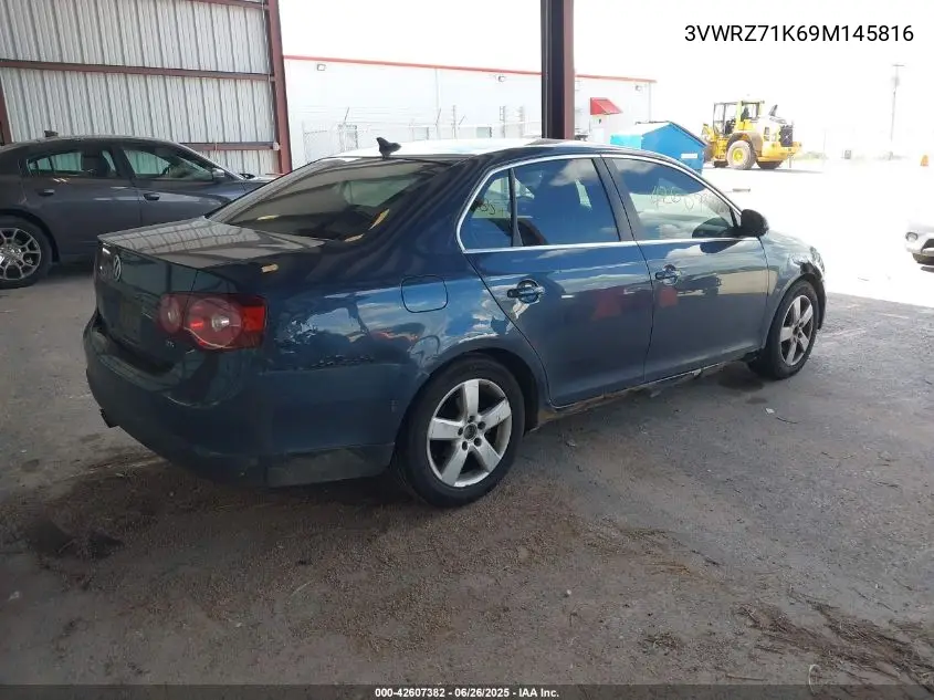 2009 Volkswagen Jetta Se VIN: 3VWRZ71K69M145816 Lot: 42607382