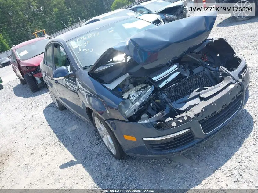 2009 Volkswagen Jetta S VIN: 3VWJZ71K49M176804 Lot: 42615171