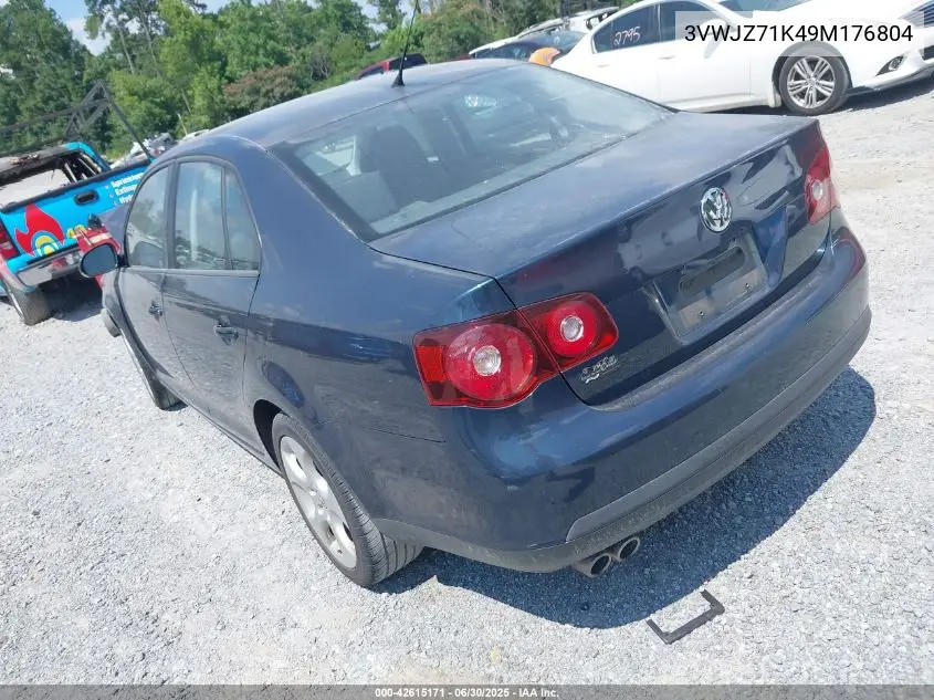 2009 Volkswagen Jetta S VIN: 3VWJZ71K49M176804 Lot: 42615171