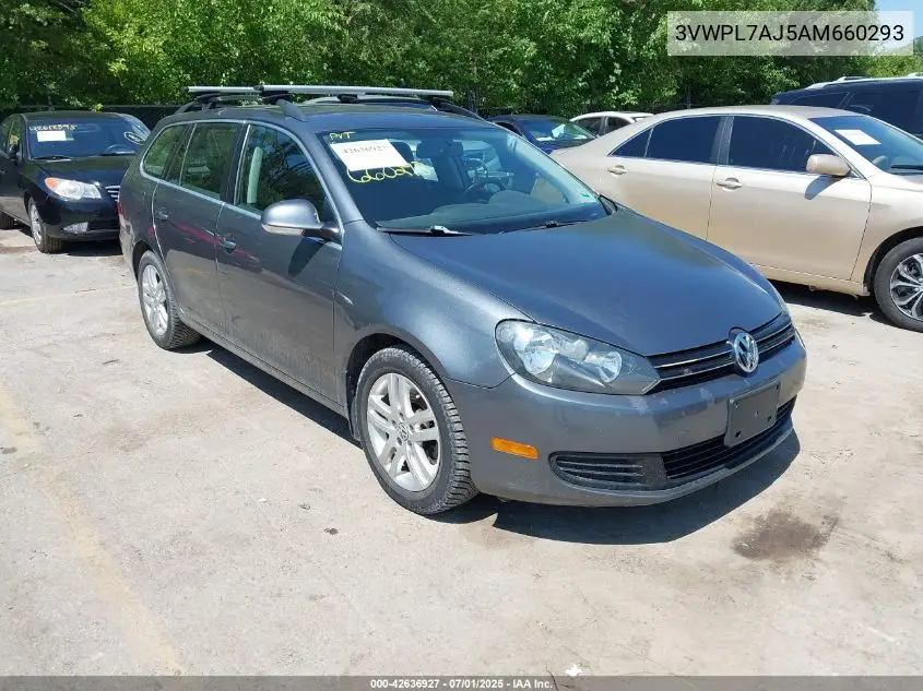 2010 Volkswagen Jetta Tdi VIN: 3VWPL7AJ5AM660293 Lot: 42636927