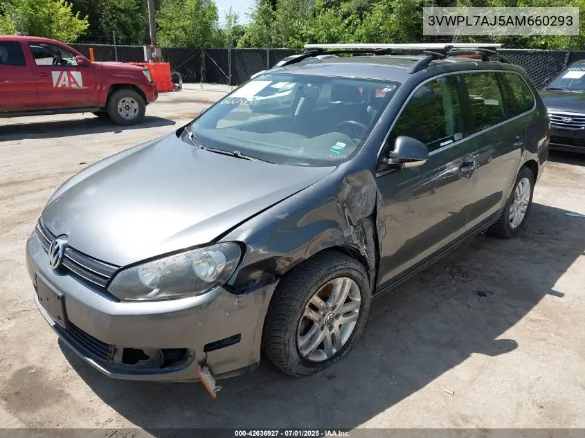 2010 Volkswagen Jetta Tdi VIN: 3VWPL7AJ5AM660293 Lot: 42636927