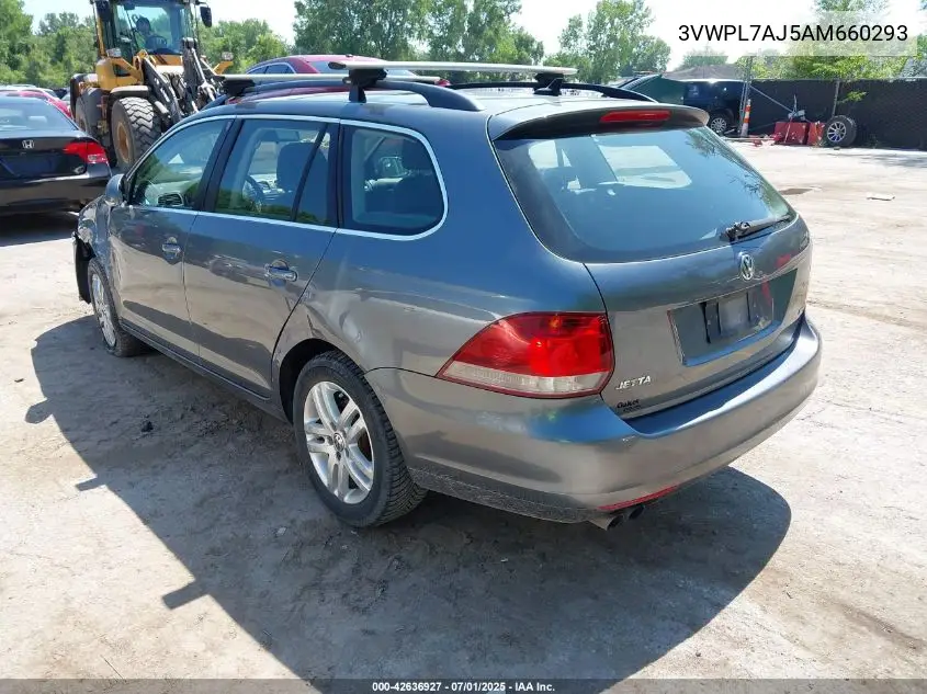 2010 Volkswagen Jetta Tdi VIN: 3VWPL7AJ5AM660293 Lot: 42636927