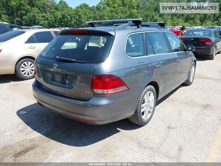 2010 Volkswagen Jetta Tdi VIN: 3VWPL7AJ5AM660293 Lot: 42636927