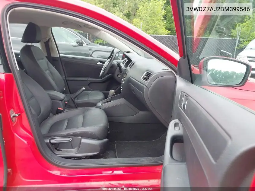 3vwdz7aj2bm399546 3VWDZ7AJ2BM399546 2011 Volkswagen Jetta 2.5L Se
