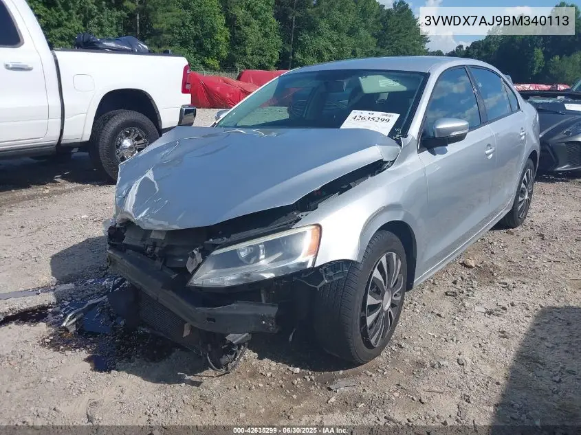 3vwdx7aj9bm340113 3VWDX7AJ9BM340113 2011 Volkswagen Jetta 2.5L Se