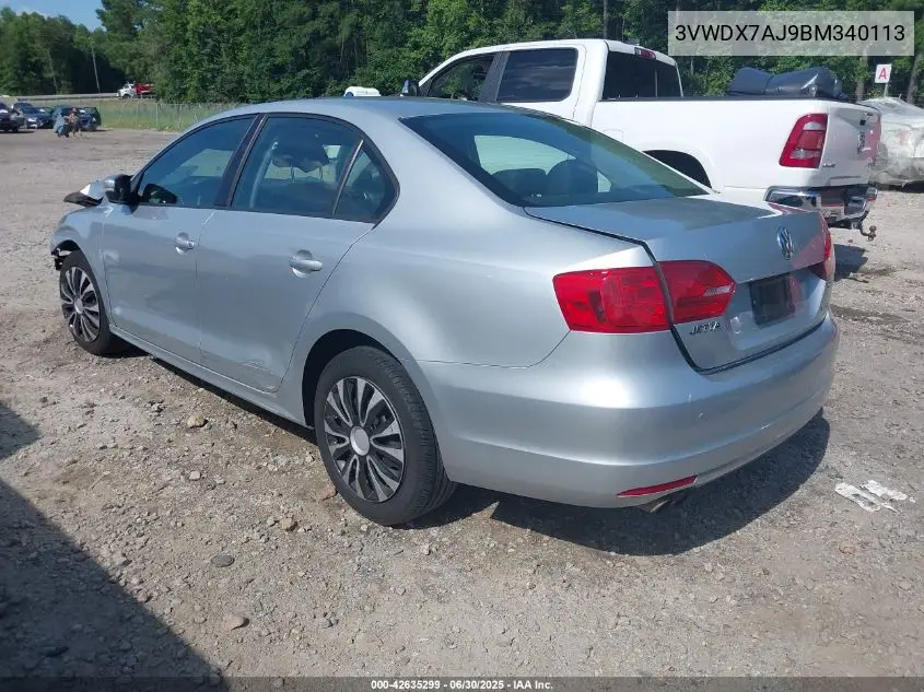 3vwdx7aj9bm340113 3VWDX7AJ9BM340113 2011 Volkswagen Jetta 2.5L Se