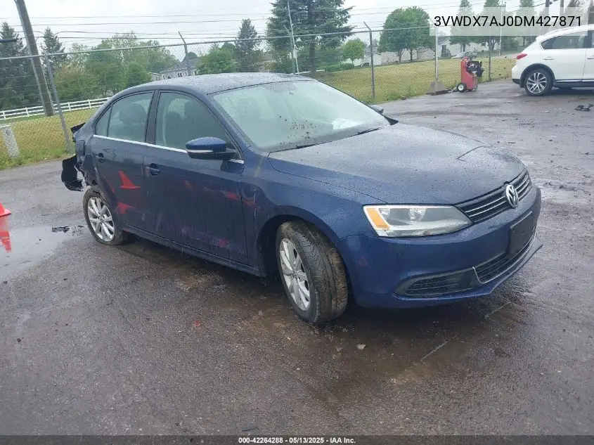 2013 Volkswagen Jetta 2.5L Se VIN: 3VWDX7AJ0DM427871 Lot: 42264288