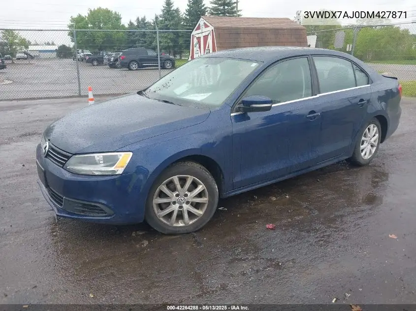2013 Volkswagen Jetta 2.5L Se VIN: 3VWDX7AJ0DM427871 Lot: 42264288