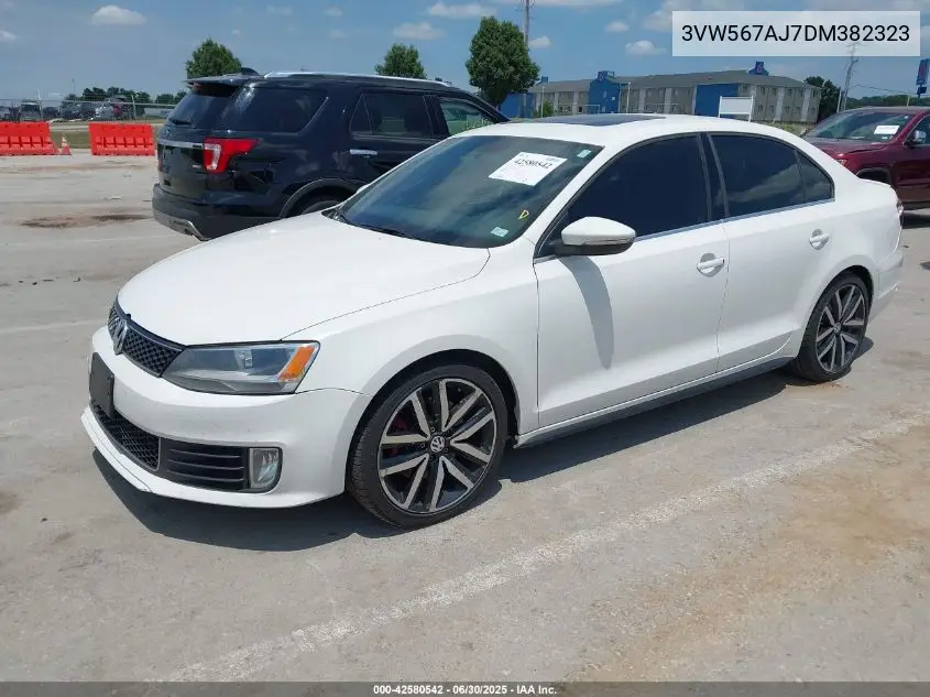 3VW567AJ7DM382323 2013 Volkswagen Jetta Gli Autobahn