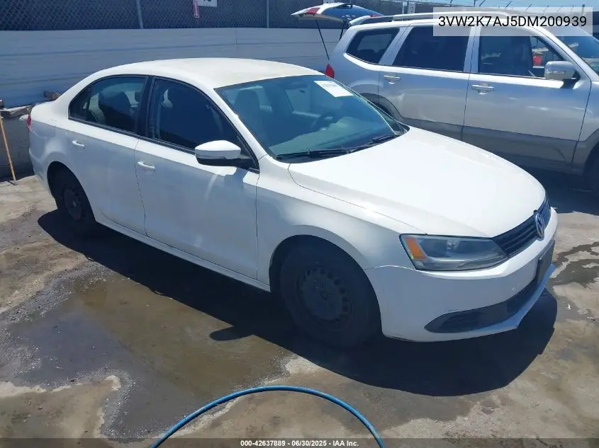 3VW2K7AJ5DM200939 2013 Volkswagen Jetta 2.0L S