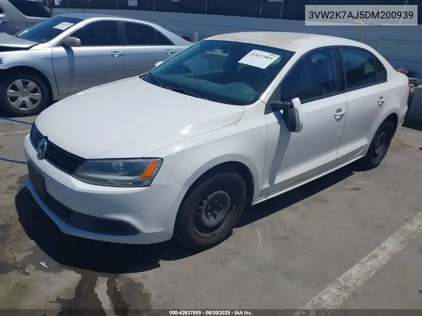 3VW2K7AJ5DM200939 2013 Volkswagen Jetta 2.0L S