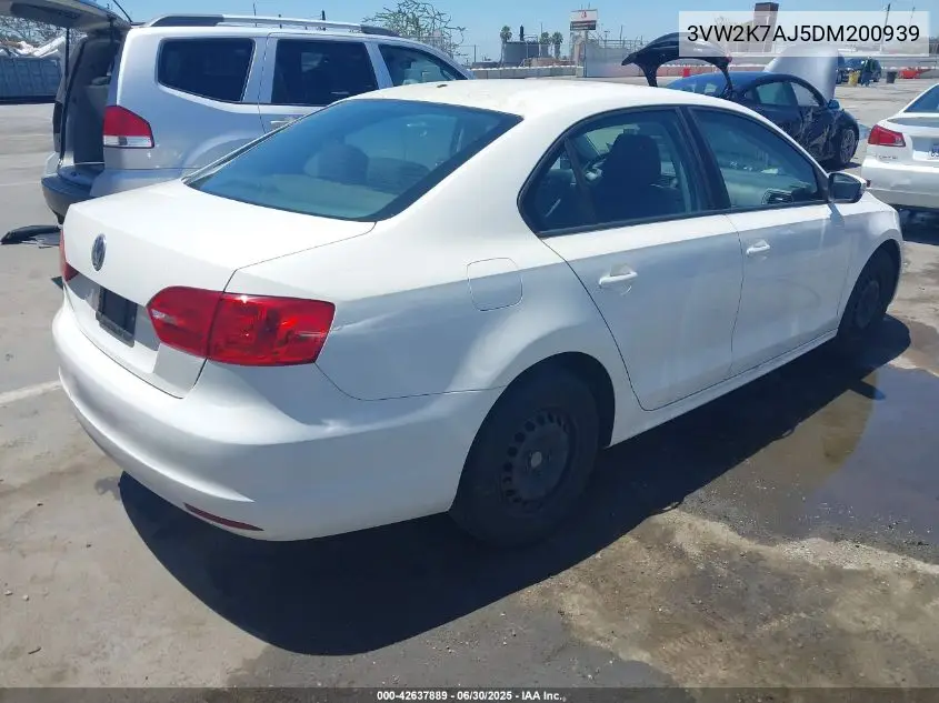 3VW2K7AJ5DM200939 2013 Volkswagen Jetta 2.0L S