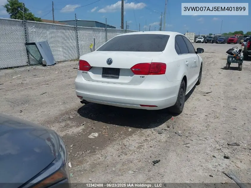 2014 Volkswagen Jetta 1.8 Tsi Comfortline VIN: 3VWD07AJ5EM401899 Lot: 12342488