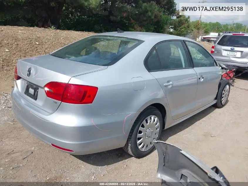 2014 Volkswagen Jetta 1.8T Se VIN: 3VWD17AJXEM295138 Lot: 42265555