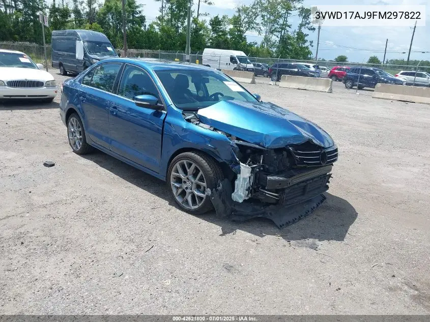 2015 Volkswagen Jetta 1.8T Se VIN: 3VWD17AJ9FM297822 Lot: 42621800